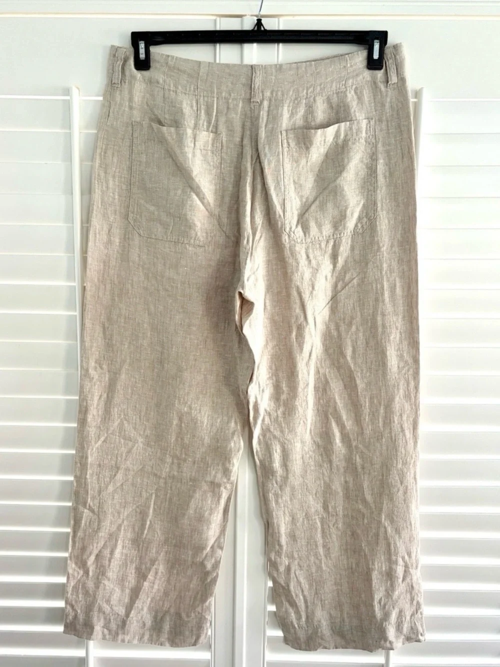 Quince NWT European Linen Patch Pocket Wide Leg Pant